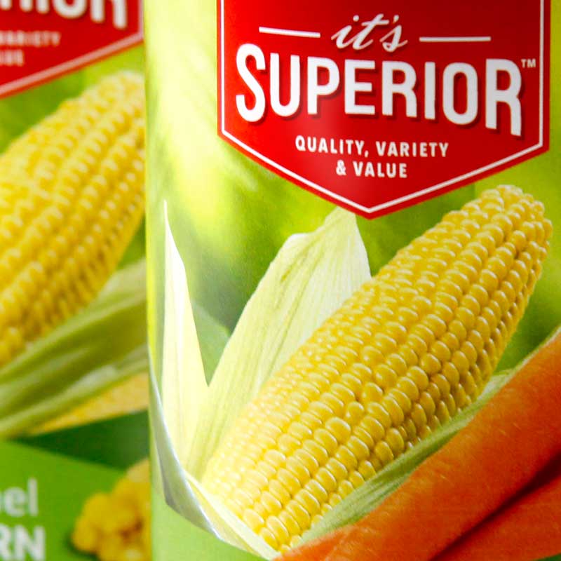 Superior Grocers Packaging Design